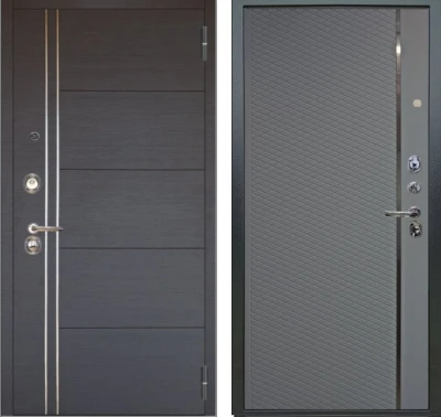 Дверь Аргус ЛЮКС 3К Лофт-венге Антик серебро