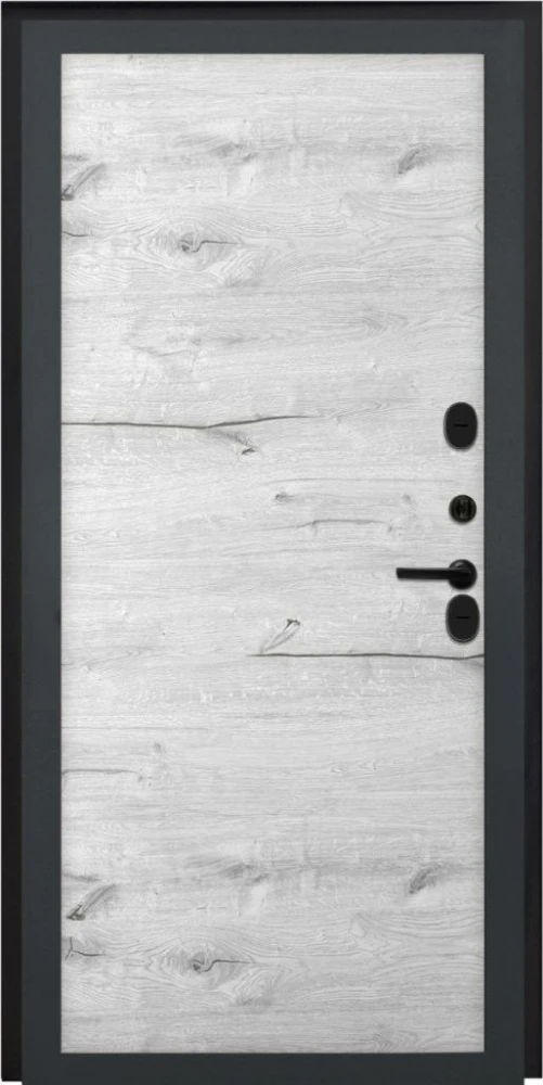 Входная дверь ДвериПРО Elfy Без фрезеровки Дуб арктик горизонт DPRO201316 внутренняя сторона