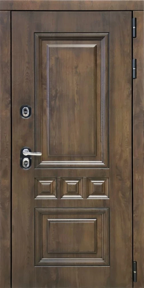 Входная дверь ДвериПРО Аура ФЛ-259 (10мм, дуб с пилением) DPRO220560 внешняя сторона