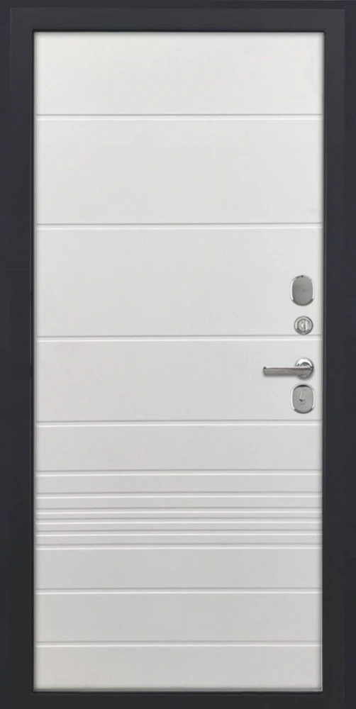 Входная дверь ДвериПРО L-45 ФЛ-700 (10мм, ясень белый) DPRO198004 внутренняя сторона