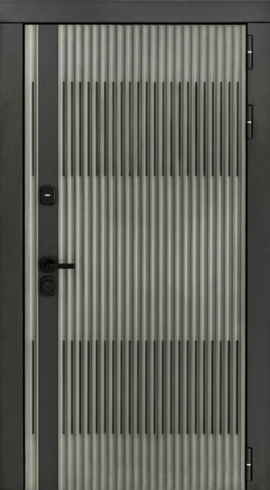 Входная дверь ДвериПРО Elfy СБ-1 (ст. белое, 16мм, венге) DPRO198347 внешняя сторона