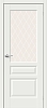 Межкомнатная дверь Неоклассик-35 White Matt BR5368