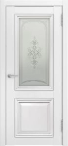 Межкомнатная дверь Лу-172 (белый эмалит)